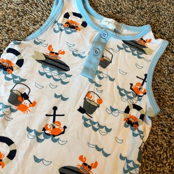 nautical bamboo summer romper - Picture 2 of 3